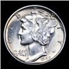Image 2 : 1942-s Mercury Dime 10c Grades GEM Unc