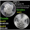 Image 1 : 1881-s Morgan Dollar $1 Grades GEM Unc