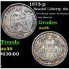 Image 1 : 1875-p Seated Liberty Dime 10c Grades Choice AU/BU Slider