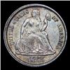 Image 2 : 1875-p Seated Liberty Dime 10c Grades Choice AU/BU Slider