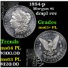 Image 1 : 1884-p Morgan Dollar $1 Grades Select Unc+ PL