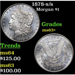 1878-s /s Morgan Dollar $1 Grades Select+ Unc