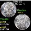 Image 1 : 1878-s /s Morgan Dollar $1 Grades Select+ Unc