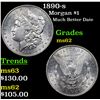 Image 1 : 1890-s Morgan Dollar $1 Grades Select Unc