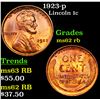 Image 1 : 1923-p Lincoln Cent 1c Grades Select Unc RB