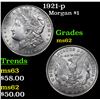 Image 1 : 1921-p Morgan Dollar $1 Grades Select Unc