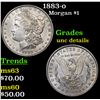 Image 1 : 1883-o Morgan Dollar $1 Grades Unc Details