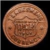 Image 2 : (1863) US Copper Civil War Token 1c Grades Select AU