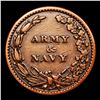 Image 3 : (1863) Army & Navy Civil War Token 1c Grades Select AU