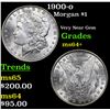 Image 1 : 1900-o Morgan Dollar $1 Grades Choice+ Unc