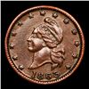 Image 2 : 1863 Liberty Cap Civil War Token 1c Grades Choice AU
