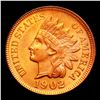 Image 2 : 1902 Indian Cent 1c Grades Gem+ Unc RB