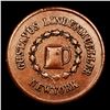 Image 3 : 1863 Gustavus Lindenmueller Civil War Token 1c Grades Choice AU/BU Slider+