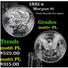 Image 1 : 1881-s Morgan Dollar $1 Grades GEM+ PL