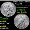 Image 1 : 1928-s Vam 4 I3 R5 Peace Dollar $1 Grades Unc Details