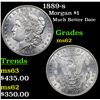 Image 1 : 1889-s Morgan Dollar $1 Grades Select Unc