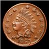 Image 2 : 1863 Indian F-86/357 Civil War Token 1c Grades Choice AU/BU Slider+