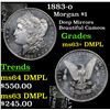 Image 1 : 1883-o Morgan Dollar $1 Grades Select Unc+ DMPL