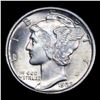 Image 2 : 1929-p Mercury Dime 10c Grades Choice+ Unc