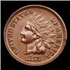 Image 2 : 1874 Indian Cent 1c Grades Choice AU/BU Slider
