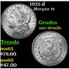 Image 1 : 1921-d Morgan Dollar $1 Grades Unc Details