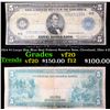 Image 1 : 1914 $5 Large Size Blue Seal Federal Reserve Note, Cleveland, Ohio 4-D Grades vf, very fine