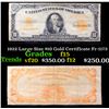 Image 1 : 1922 Large Size $10 Gold Certificate Fr-1173 Grades f+