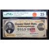 Image 2 : ***Auction Highlight*** 1882 $100 Large Size Gold Certificate Fr-1214 Teehee-Burke Graded vf25 By PM
