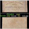 Image 1 : 1862 THE CITY OF RICHMOND, VIRGINIA 75 CENTS CONFEDERATE STATES #TR06-15 Grades vf, very fine