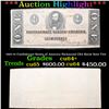 Image 1 : ***Auction Highlight*** 1863 $1 Confederate States of America Richmond CSA Bank Note T-62 Grades Cho