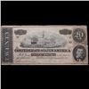 Image 2 : 1864 $20 Confederate Note, T67 Grades vf++