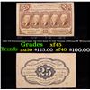 Image 1 : 1862 US Fractional Currency 25¢ First Issue Fr-1281 Thomas Jefferson W/ Monigram Grades xf+