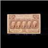 Image 2 : 1862 US Fractional Currency 25¢ First Issue Fr-1281 Thomas Jefferson W/ Monigram Grades xf+