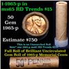 Image 1 : Shotgun Lincoln 1c roll, 1965-p 50 pcs Brandt Wrapper Grades
