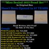 Image 1 : ***Auction Highlight*** Mint Sealed Unopened 1953 Proof Set In Original Box Not Opened For 63 Years