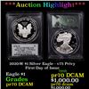 Image 1 : Proof ***Auction Highlight*** PCGS 2020-W $1 Silver Eagle - v75 Privy First Day of Issue WWII 75th A