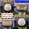 ***Auction Highlight*** Full Morgan/Peace Stardust Hotel silver $1 roll $20, 1884 & 1898 end (fc)