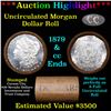 Image 1 : ***Auction Highlight*** 1879 & CC Uncirculated Morgan Dollar Shotgun Roll (fc)
