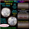 Image 1 : ***Auction Highlight*** 1922-p Uncirculated Peace Dollar Shotgun Roll (fc)