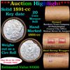 Image 1 : ***Auction Highlight*** Full solid date 1891-cc Morgan silver $1 roll, 20 coins (fc)