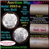 Image 1 : ***Auction Highlight*** Full solid date 1883-o Uncirculated Morgan silver dollar roll, 20 coins (fc)