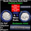 Image 1 : Buffalo Nickel Shotgun Roll in Old Bank Style 'Bell Telephone' Wrapper 1923 & d Mint Ends Grades
