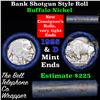 Image 1 : Buffalo Nickel Shotgun Roll in Old Bank Style 'Bell Telephone' Wrapper 1925 & d Mint Ends Grades