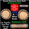 Image 1 : Buffalo Nickel Shotgun Roll in Old Bank Style 'Los Angeles Trust & Savings Bank' Wrapper 1919 & d Mi