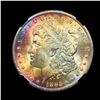 Image 2 : ***Auction Highlight*** NGC 1885-o Rainbow Toned Morgan Dollar $1 Graded ms63* By NGC (fc)
