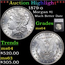 ***Auction Highlight*** 1879-o Morgan Dollar $1 Graded ms64 By SEGS (fc)