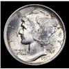 Image 2 : ***Auction Highlight*** 1917-d Mercury Dime 10c Graded ms65 FSB By SEGS (fc)