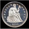 Image 2 : Proof ***Auction Highlight*** 1858 Seated Liberty Dime 10c Graded pr65+ DCAM By SEGS (fc)