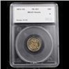 Image 4 : *Highlight Of Entire Auction* 1872-cc FS-101 Seated Liberty Dime 10c Graded ms61 Details By SEGS (fc