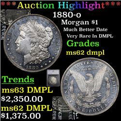 ***Auction Highlight*** 1880-o Morgan Dollar $1 Graded ms62 dmpl By SEGS (fc)
